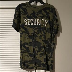 Camouflage Security T-Shirt
